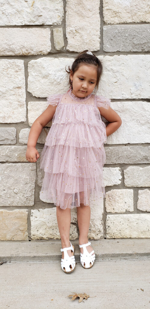 spring summer tulle dress for kids